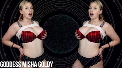 Goddess Misha Goldy: Запой, дрочу и полностью тупой для меня!