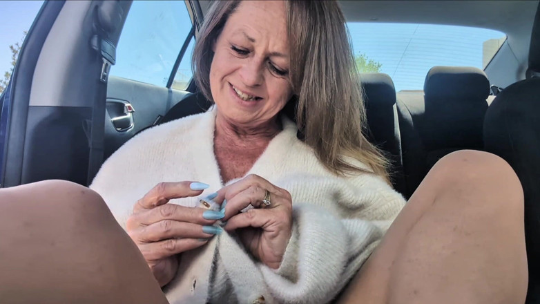 Little Linda: Little Linda Gets Ready for Car Date Wearing Crotchless Pantyhose