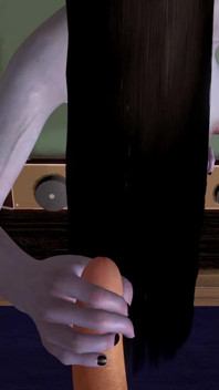 Sadako honění (prsten - halloweenská animace)