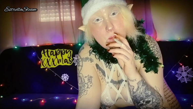 Estrella Steam: Elf smokes while staring at you