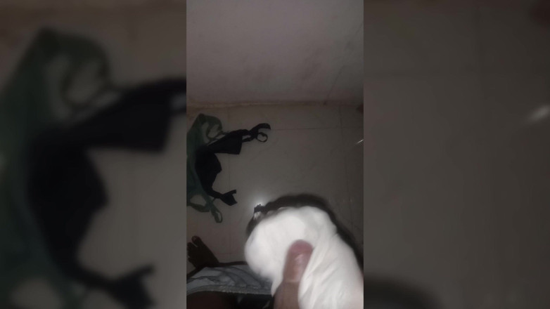 Aniketgod: Desi Boy Bra Fetish Jerk off Sniffing &amp; Wearing Bras Solo