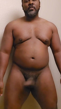 Horny Bear Stroking Darksome Cock