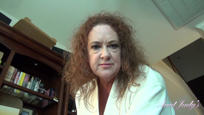 Aunt Judy's: Auntjudys - Your Horny Mature Stepaunt Ms. Ginger Catches You Masturbating (pov)