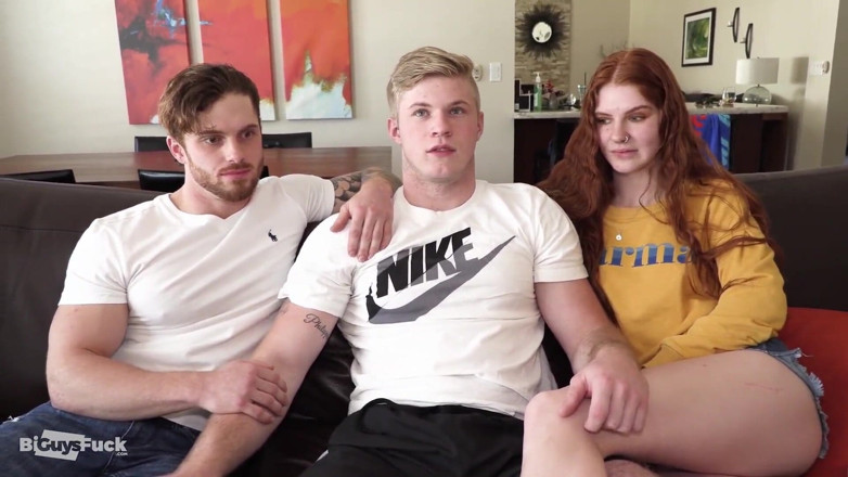Bi Guys Fuck: Dustin Hazel Troy Daniel'ın en sevdiği boksörlerini yırtıyor