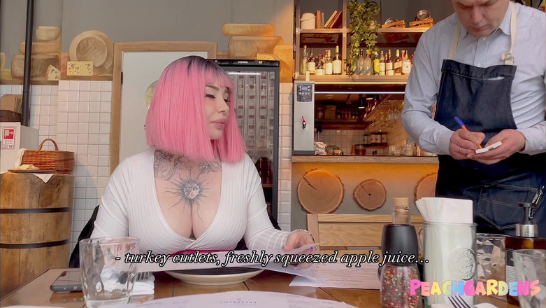 Peach gardens: Toilet Whore Feeding Her Cum as Dinner While Waiting for...