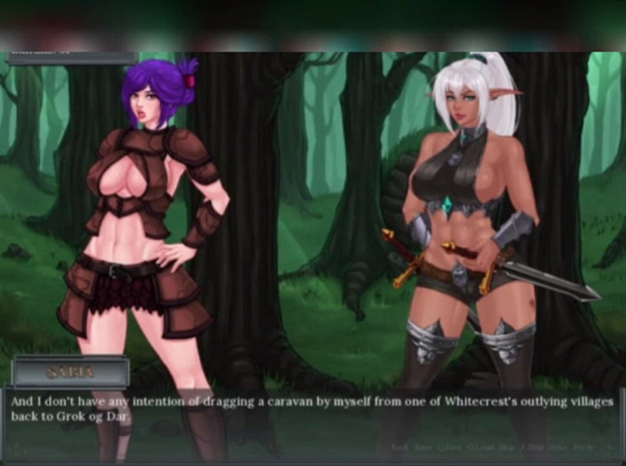 3DXXXTEEN2 Cartoon: Sabia, Beyaz Tepe köyünde yeni arkadaşlar ediniyor. 3 boyutlu porno çizgi film...