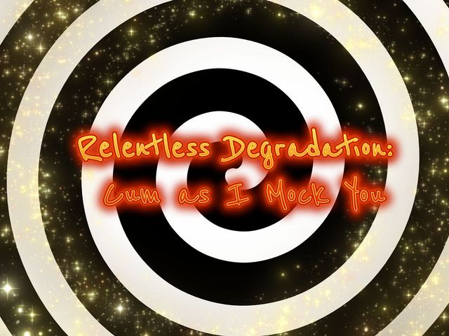 Relentless Degradation: Cum as I Mock You (Goddess Misha Goldy)