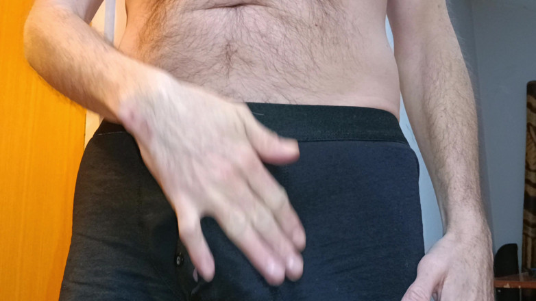 Rockardglans: Wanking at Work - Naked Masturbation, Big Uncut Cock Edging and...