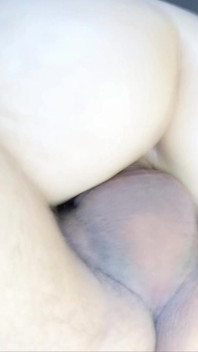 Female Orgasm and Creampie - Teen Riding on Big Cock