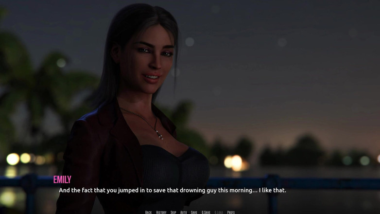 3D Cartoon Porn: Pláž Domino 2: Jhonova osudová noční procházka s Emily