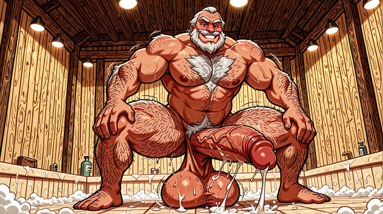 Erotic Man: Erotiska digitala konstduschar och badhus