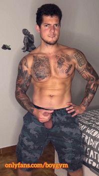 My Big Cock Cums with Military Outfit!