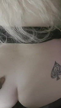 POV rychlovka BBC interracial bbw ohnutá přes sperma na qos tetování
