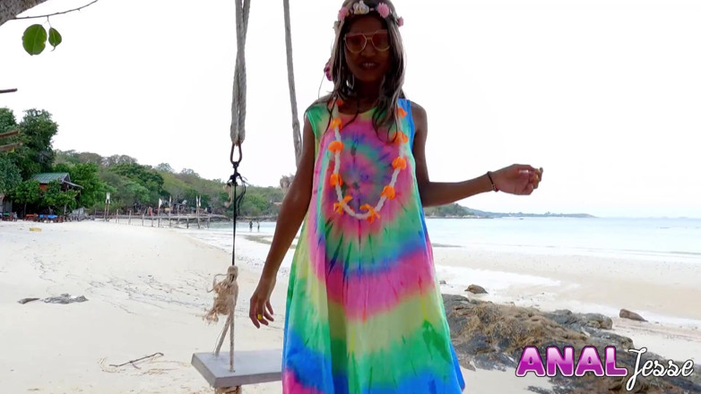 Jesse Thai: Pickup and fuck - Hippie girl anal