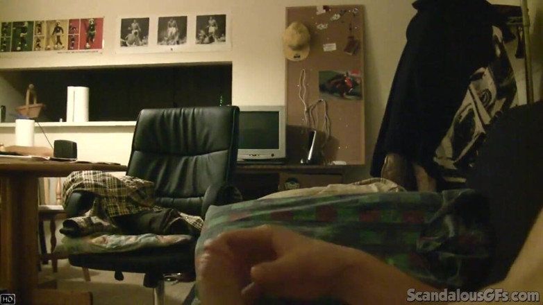 Scandalous GFs: Sexy teen girlfriend with petite boobs rides hardcore