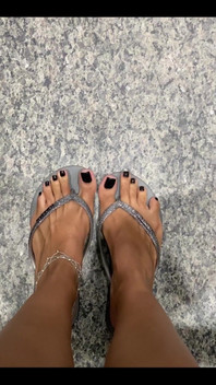 New Black Pedicure