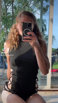 Eva Summers May 2025 Tiktok Sexy Shein Dress