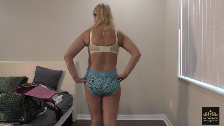 Playback4funher: Underwear Bra and Panties Try on Custom Video No Sex