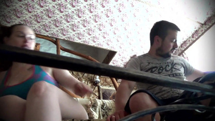 Goddess Misha Goldy: Disgusting evil tiny man in our fireplace gets a rough...