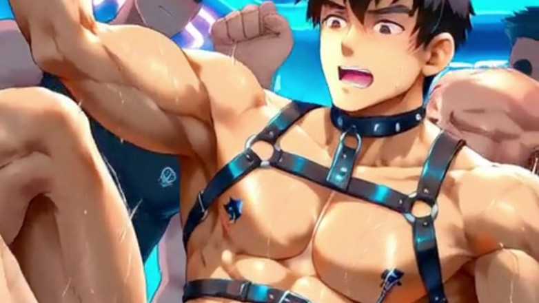 Real narrated fantasy Hentai: Des Jumelles Reçoivent Une Triple Pénétration Dans Le Cul. Garçon...
