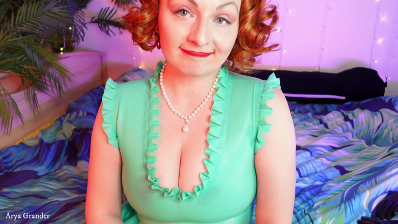 Arya Grander: Rude JOI in latex - fetish MILF sex fun!