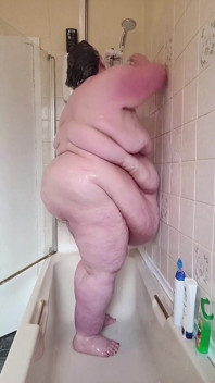 Gruba bogini prysznicowa SSBBW