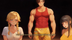 Hotgame Studio X: Гарячі дружини жадають дивних членів - спокушання чоловіків на карткові ігри рогоносця - частина 2