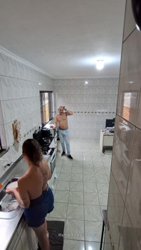 Maid Takes off Her Clothes and Accepts a Facial for Extra.