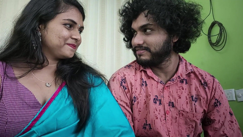 Vaigavarun45: vaishnavy和sharun raj的脱纱丽服和热辣浪漫性爱，喀拉拉邦情侣脱纱丽浪漫和做爱