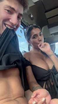 My Wife Gives Me an Amazing Blowjob on the Bus- Yasmina Khan