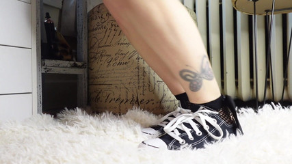 Raven Willow: Converse & Fishnets