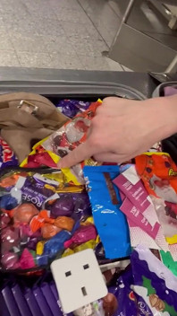 Nackte möpse am Flughafen