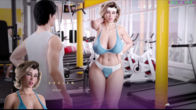 Porny Games: Apocalust - sexe à la salle de sport et expériences sexy 9