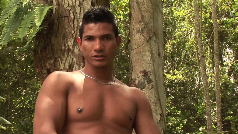 Male Dream: Stor kuk latin DILF utomhus onani
