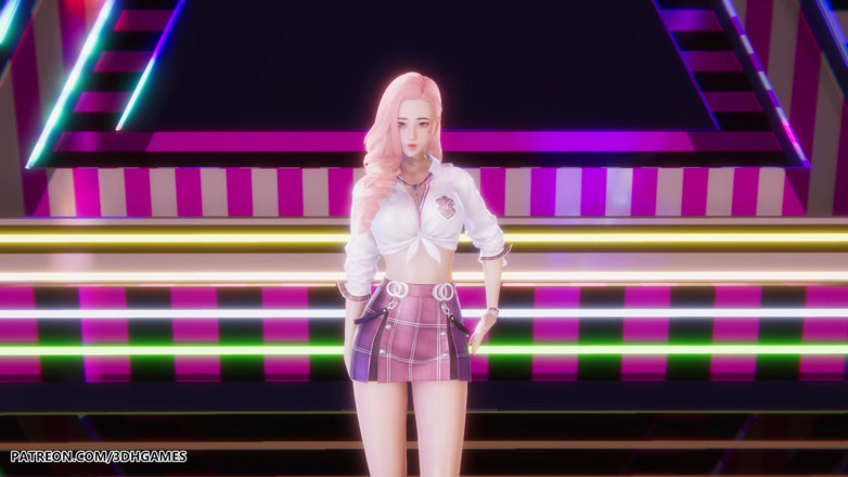 3D-Hentai Games: Newjeans - Asap - Seraphine Sexy Striptease