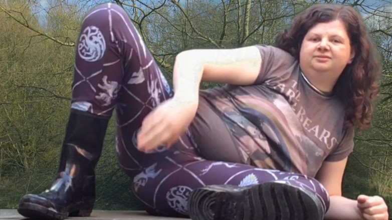 Ari Kajira: Wellies boot foot fetish woods