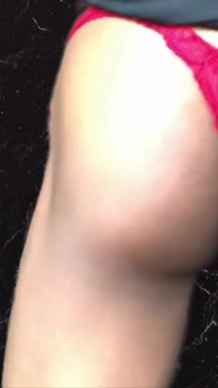 Slim Butt in Red Thong