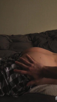 Morning Routine. Gentle Daddy Whispers Gentle Words in Your Ear and Moans, Turning on so Bad Cumming