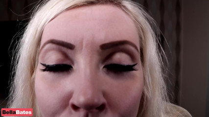 BellaBates: Stepmom Goodnight Kiss pov taboo kissing creampie