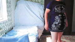 Kitty_Cross: Freches trans-mädchen tanzt langsam in ihrem schlafzimmer