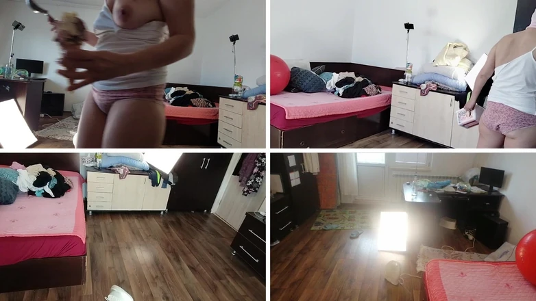 Amateur_MS: Amateur Wife Sucks Ice Cream, Latina Hairy Pussy, Big Ass,...