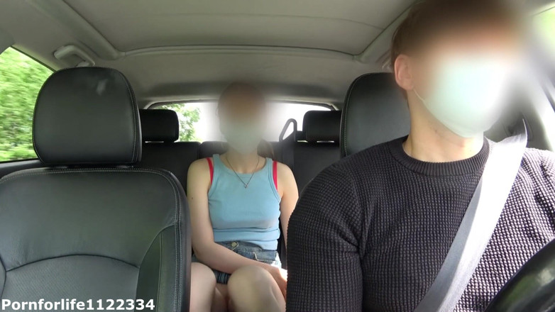 Pornforlife1122334: Horny Girl Masturbating on Back Seat of the Taxi While...