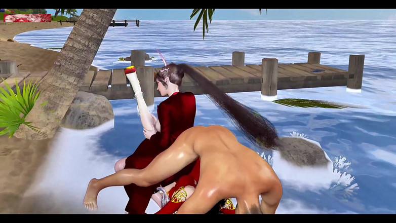 X Hentai: Reine séduisante : déesse animée déchaînée - hentai, animation 3D