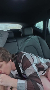 Two Straight Sucks Each Other and Tries to Fuck in the Back of a Car