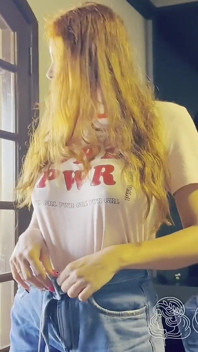 Redhead Teen Makes You Cum with Her Huge Boobs