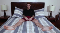 Raunchy Bastards: Str8 twink Tyler Nugent cums all over himself in his...