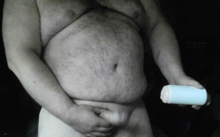 Jerking Perv: I Fuck a Fake Pussy and Jerk My Cock Hard...
