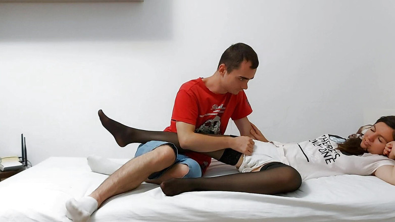 Alex and Luiza: 她有一个性高潮的早期激情夫妇有自然的性爱