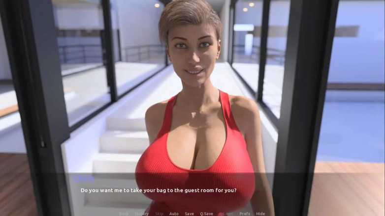 Dirty GamesXxX: The Visit: Super sexy MILF with huge tits ep.1