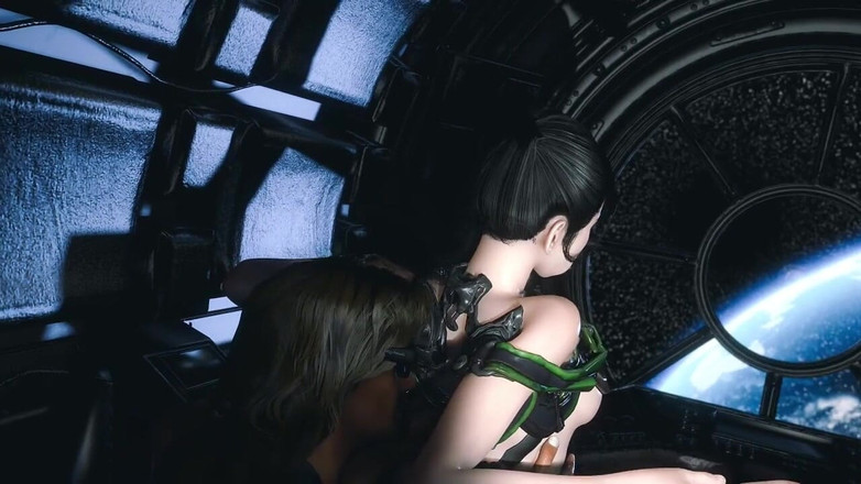 PixelAftDark: Estelar Solace Eve - Animação Estelar Com Espada Hentai